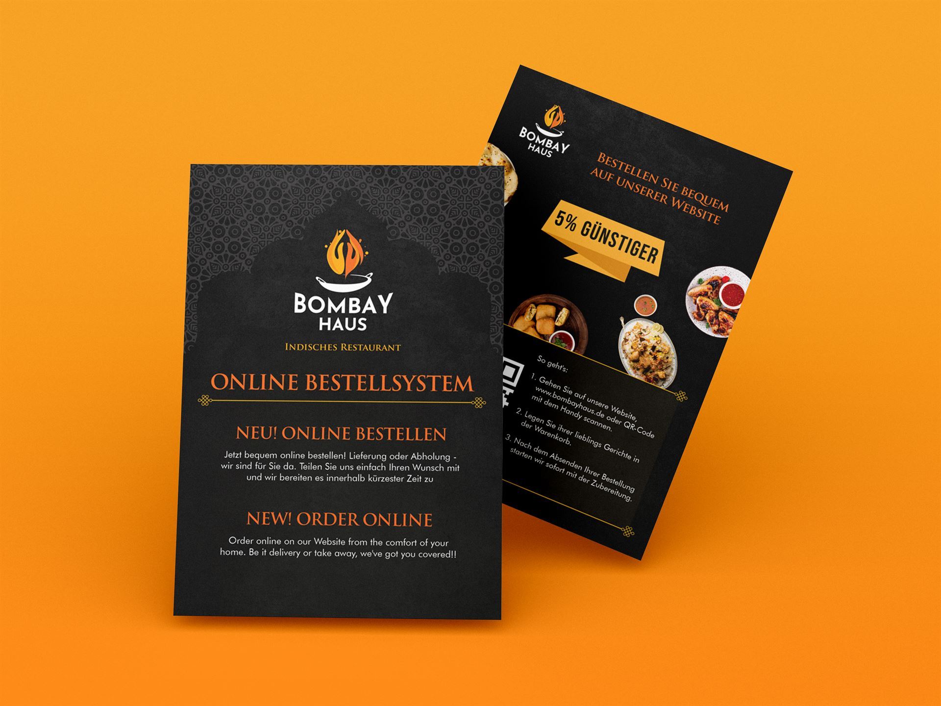 Bombay Haus Leaflet Designing