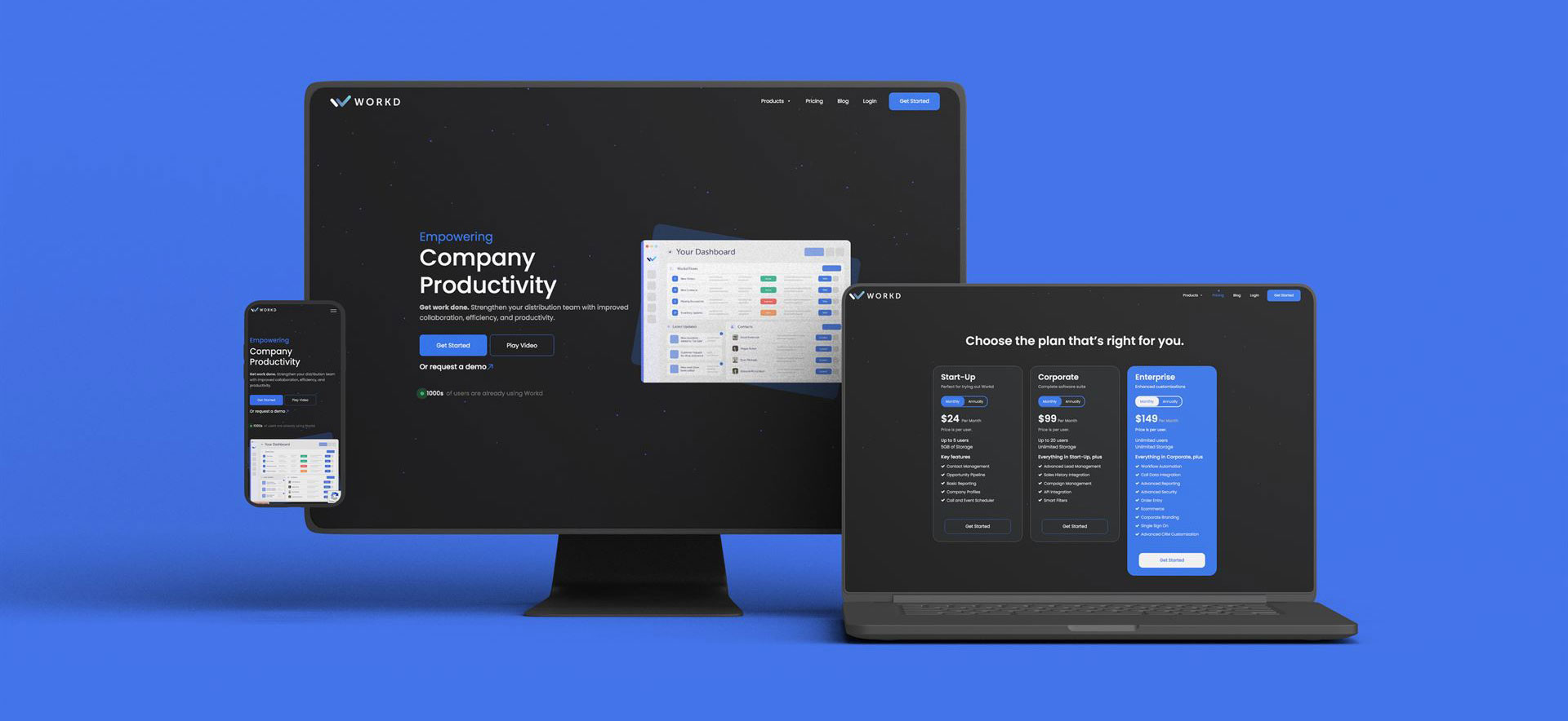 Workd Custom Website